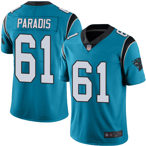 Carolina Panthers Limited Blue Men Matt Paradis Alternate Jersey NFL Football #61 Vapor Untouchable